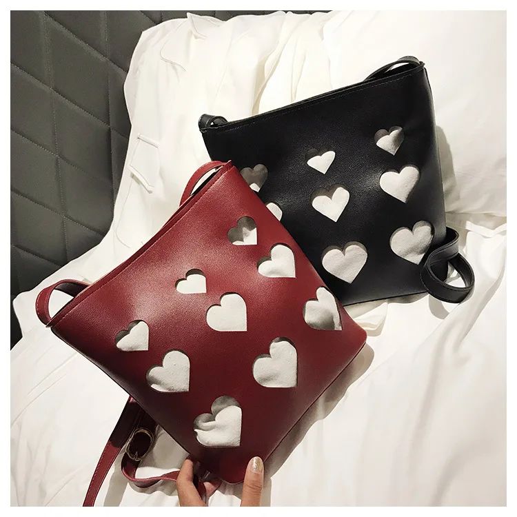 

Network hong cayi Bag Women's 2020 New Style Fashion Korean-style Versatile Contrast Color Shoulder Bag Western Style Hollow out
