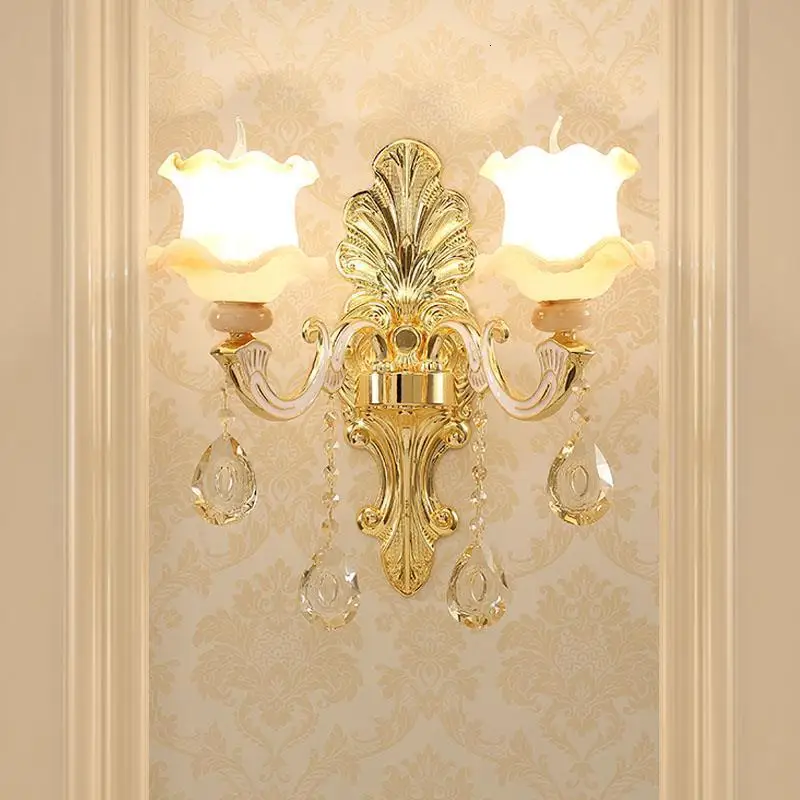 Para Parede Vanity ванная комната Aplique Luz Wandlamp аппликация Murale светильник кристалл Lampara De Pared интерьер настенный светильник для спальни