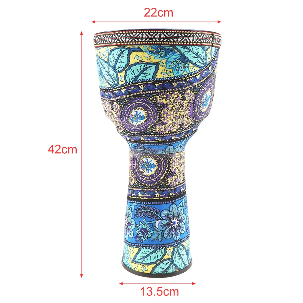 4 Inch / 6 Inch / 8.5 Inch High Quality Professional African Djembe Drum Colorful Wood Good Sound Traditional Musical Instrument