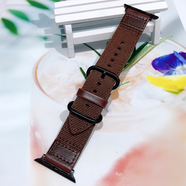 Sport Nylon Strap for Apple Watch Band 6 5 4 3 2 1 SE Nylon 44mm 40mm 42mm 38mm Bracelet for iWatch Apple Accessories