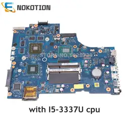 NOKOTION VAW11 LA-9102P CN-0C2GJ2 0C2GJ2 C2GJ2 для dell Inspiron 17R-5721 3721 5721 материнская плата для ноутбука SR0XL I5-3337U HM76 DDR3