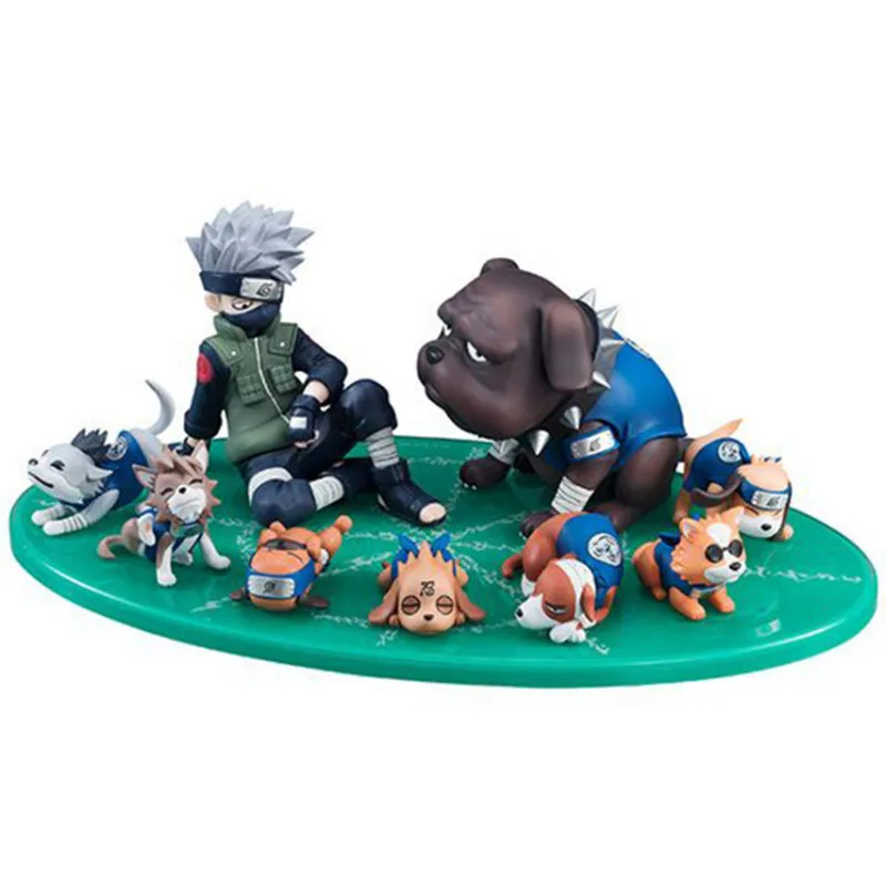 Экшн-фигурки из ПВХ Наруто Shippuden Hatake Kakashi Eight Ren 9 шт./компл. Коллекционная модель