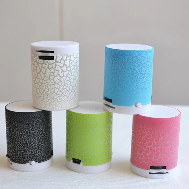 

2019 New Hot Portable no Bluetooth Speaker Smart LED Music Stereo Luminous With TF USB Card Slot Waterproof Outdoor Speaker