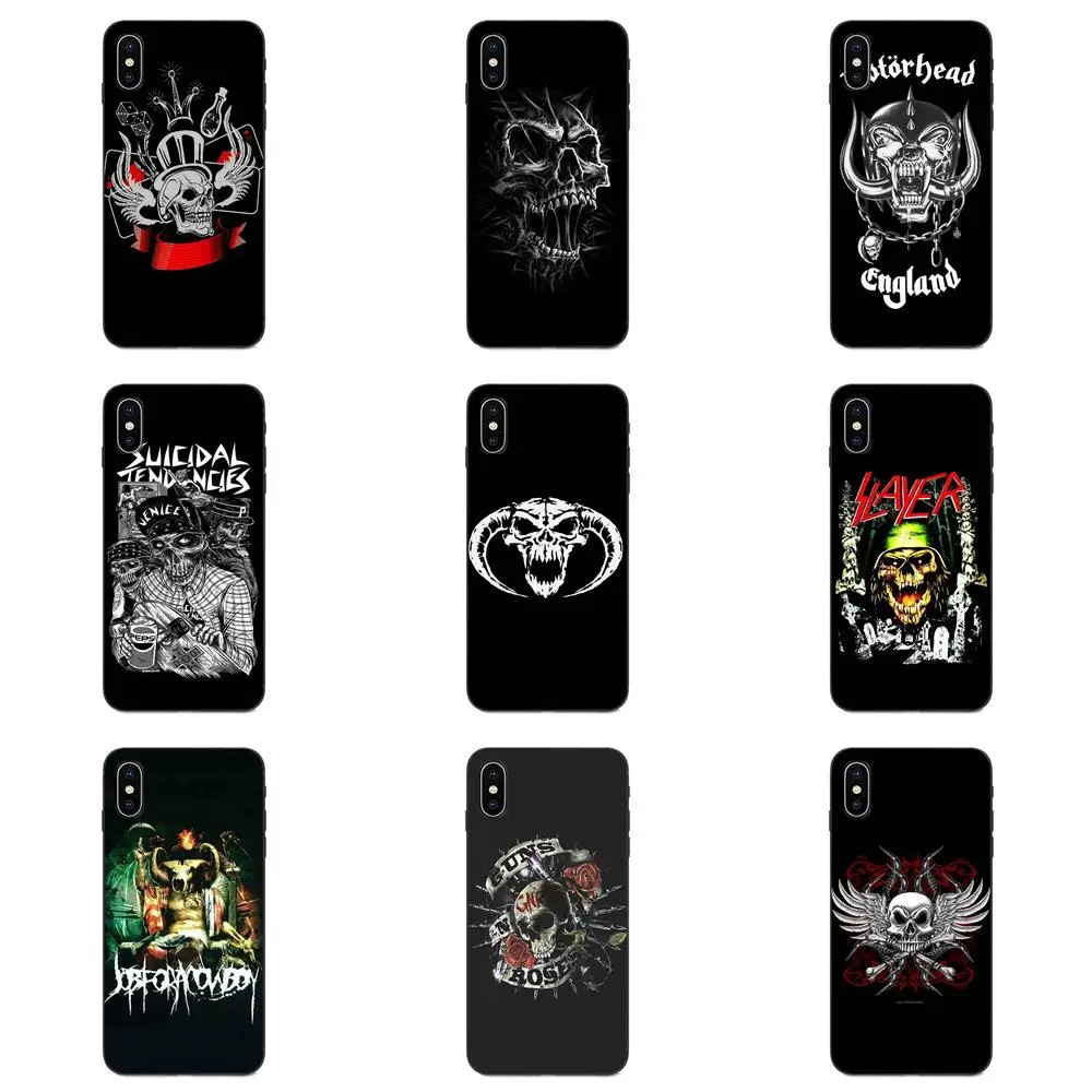 

Hardcore Metal Skull Soft TPU Popular Hot For Xiaomi Redmi Note 3 3S 4 4A 4X 5 5A 6 6A 7 7A K20 Plus Pro S2 Y2 Y3