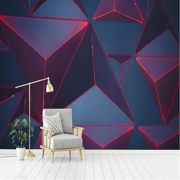 

milofi custom large wallpaper mural 3D simple personality abstract geometric relief stereoscopic TV background wall
