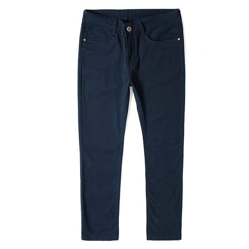 7104 Royal blue Летние брюки мужская одежда Прямые хлопковые деловые модные весенне-осенние брюки мужские брюки больших размеров Pantalon hombre, 7104 - Цвет: 7104 Royal blue
