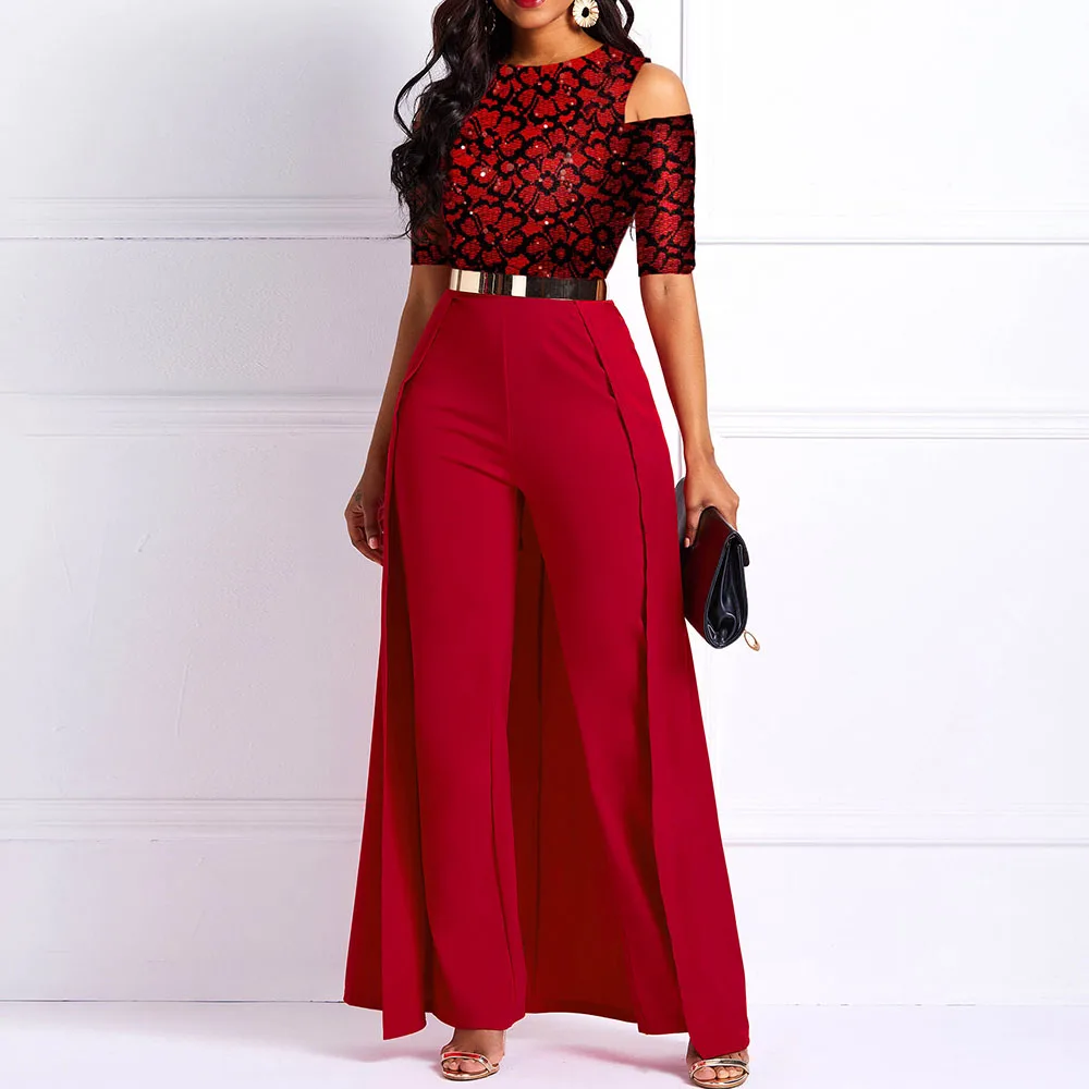 red jumpsuit for prom