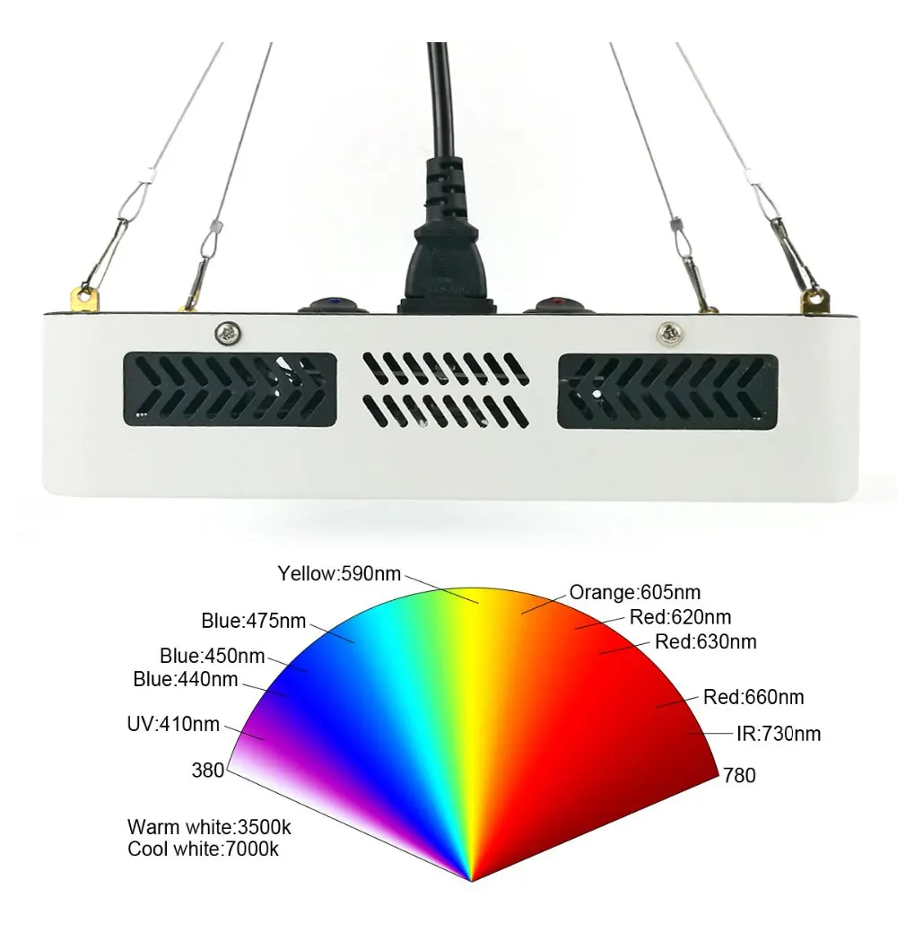 phytolamp полный спектр led для растений 220 в 1200 Вт с двойным выключателем для внутреннего выращивания светильник для гидропоника, шатер для выращивания Veg Flower Grow
