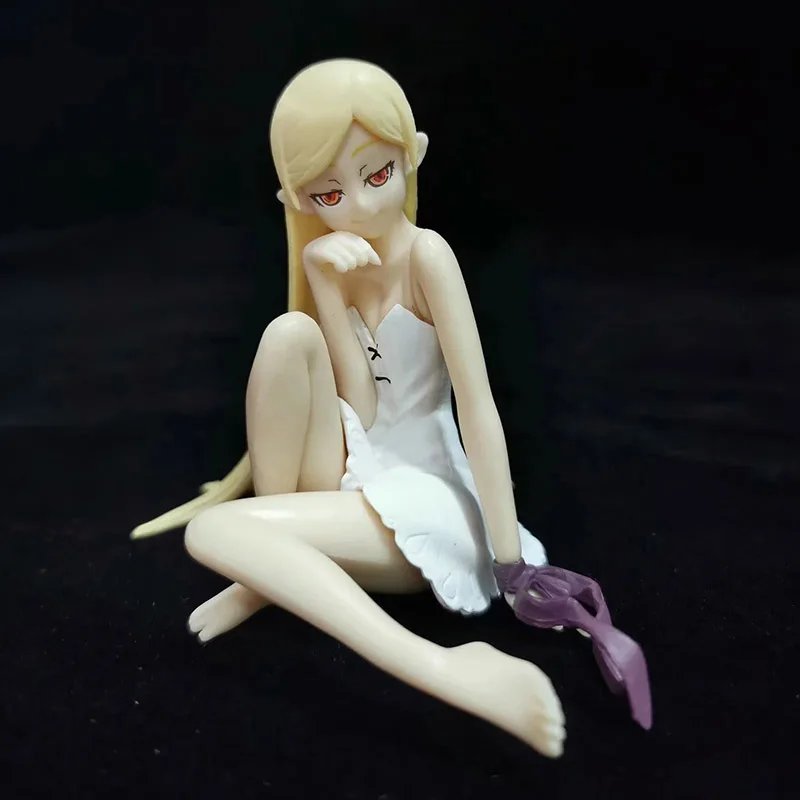 Kizumonogatari Часть 2: Nekketsu-hen Oshino Shinobu фигурка сидящая версия ПВХ игрушки аниме | Игрушки