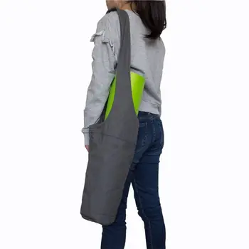 

Portable Solid Color Yoga Mat Multi-function Shoulder Travel Sling Carrier Strap Gym Bag with Large Side Pocket & Zipper