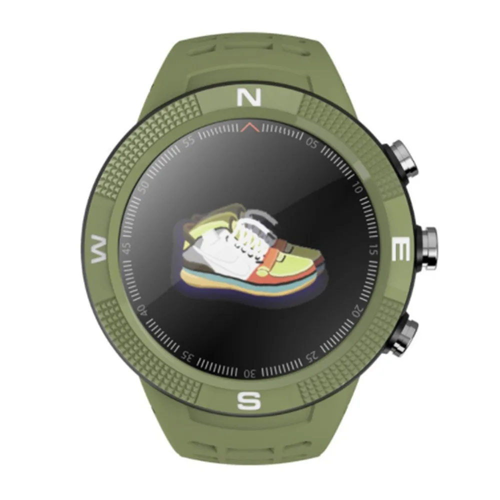New Smart Watch Sports Round Dial IP68 Waterproof Call Message Reminder Pedometer Sleep Monitoring GPS Smart Watch For Women Men
