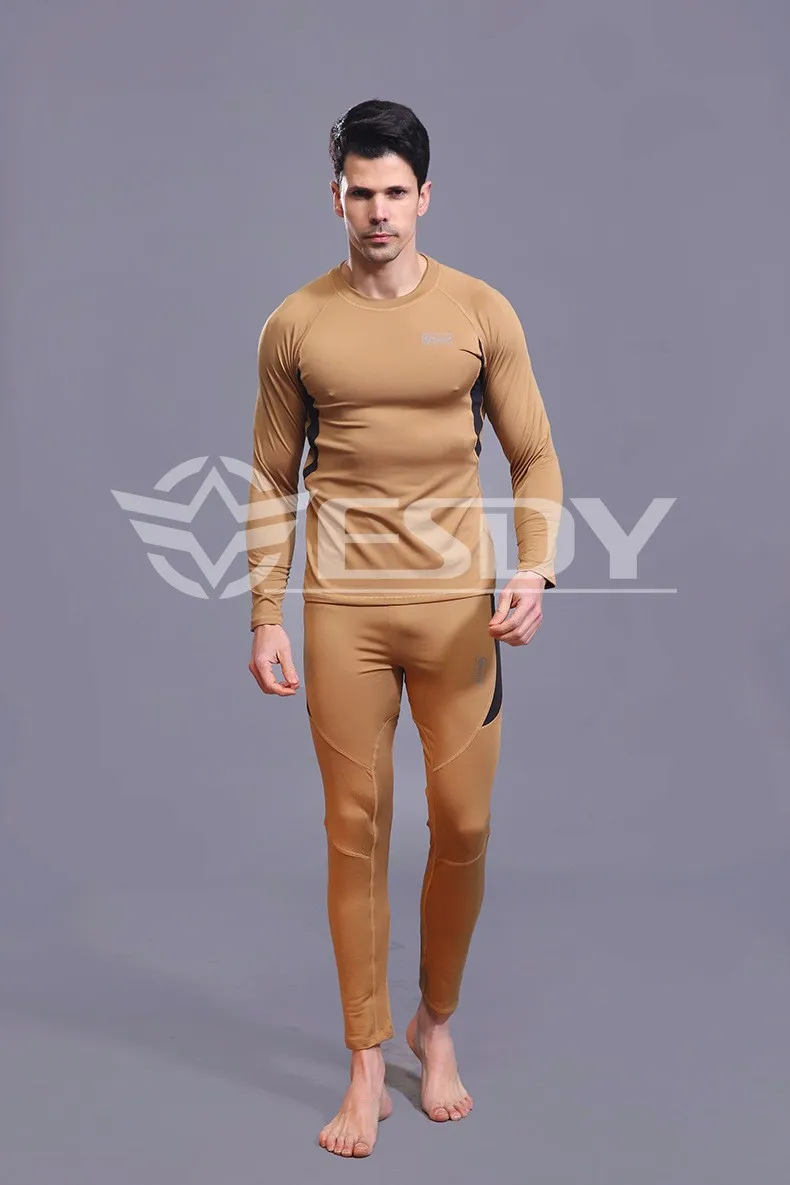 2021 Top Quality New Thermal Underwear Men Underwear Sets Compression Fleece Sweat Quick Drying Thermo Underwear Men Clothing best mens long underwear