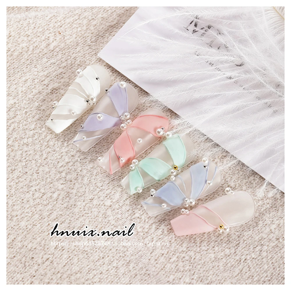 3D New nail decoration, three-dimensional half pearl, pearl,, decoration DIY beauty and nail products, DIY, various sizes