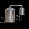 100l Distiller Electric Alcohol Distiller Traditional Liquor Distiller 304 Stainless Steel Without Heating Rod 3kw 3