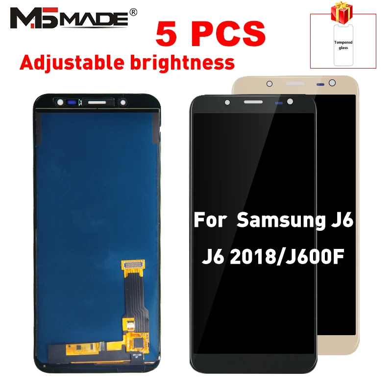 

5 PCS J600 Adjustable For Samsung Galaxy J6 2018 J600 J600F J600Y LCD Display Touch Screen For SM-J600F J600G J600FN/ds Assembly