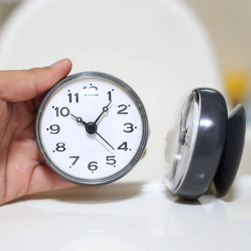 Geruchlos Bad Uhr Wasserdicht Bad Elektronische Wanduhr Anti Nebel Küche  Saugnapf Uhr Wand Uhr - AliExpress