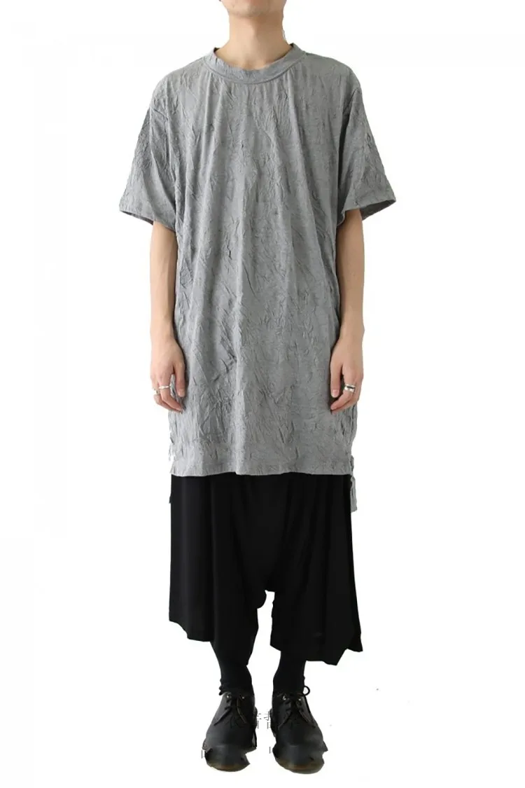 

Мужские повседневные брюки, широкие брюки из Харлана, свободные, с широкими штанинами, Молодежный тренд, новая модель на весну и лето