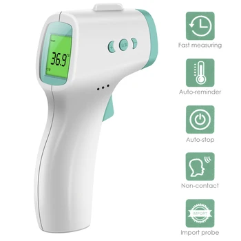 

1PC Digital Forehead Thermometer Non-Contact Infrared Thermometer Large Digital Display With Backlight