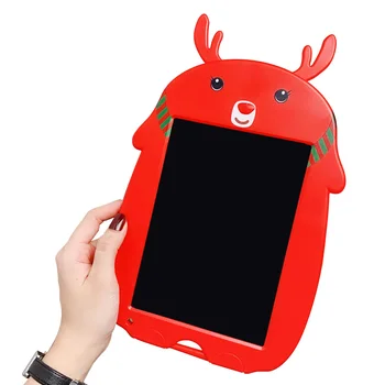 

8.5 Inch Educational Digital E-writer Board Portable Cartoon Doodle With Lock Function LCD Tablet Christmas Deer Writing Pad ABS