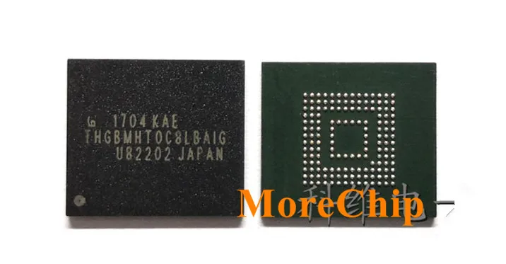 THGBMHT0C8LBAIG eMMC BGA153 NAND Flash IC 128GB Memory Store Chip 5.1 Version Soldered Ball 105元 1个_副本