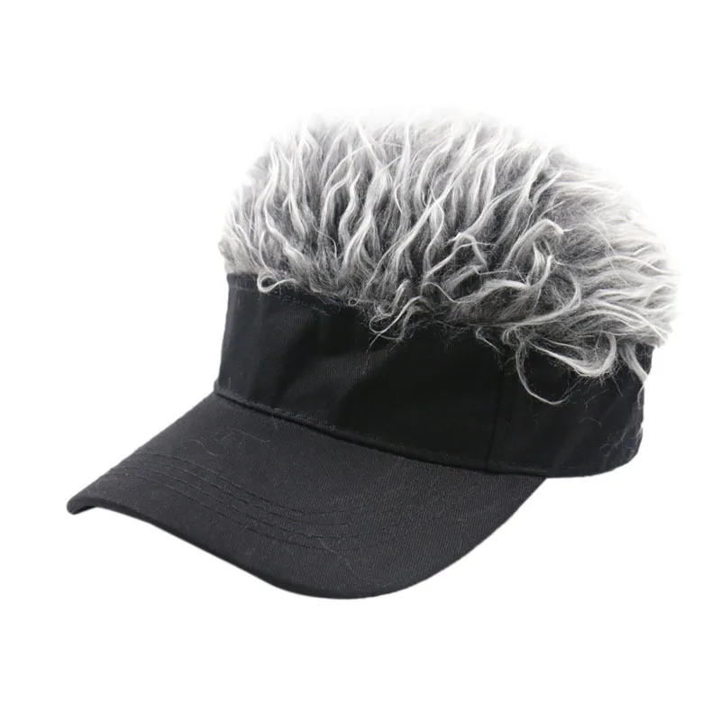 

Creative performance wig baseball cap hip hip sunshade golf cap funny duck tongue sun hat