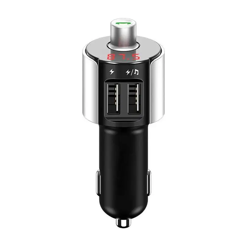 Автомобильное зарядное устройство, Bluetooth, fm-передатчик, Handfree, mp3-плеер, два порта usb, беспроводной радио, автомобильный адаптер для быстрой зарядки