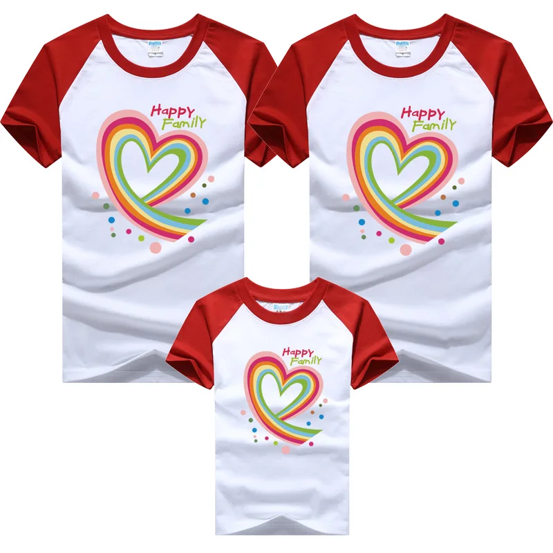 

Family Matching Outfits 2020 Summer Style T-shirt Shorts Women Child Mother Daughter Clothing Father Son Family Look Clothes