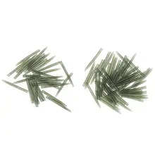 30 100 шт рукав для рыболовного крючка трубка установка для волос выравнивающие рукава мягкий анти запутывающийся позиционер терминал снасти Карп рыболовные аксессуары