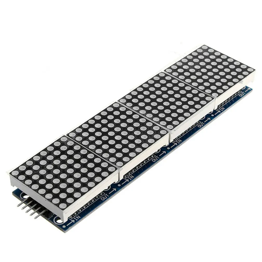 Max7219 матричный модуль управления s микроконтроллерный модуль 4 в одном дисплее отправка 5P линии Макс контроль матричный модуль