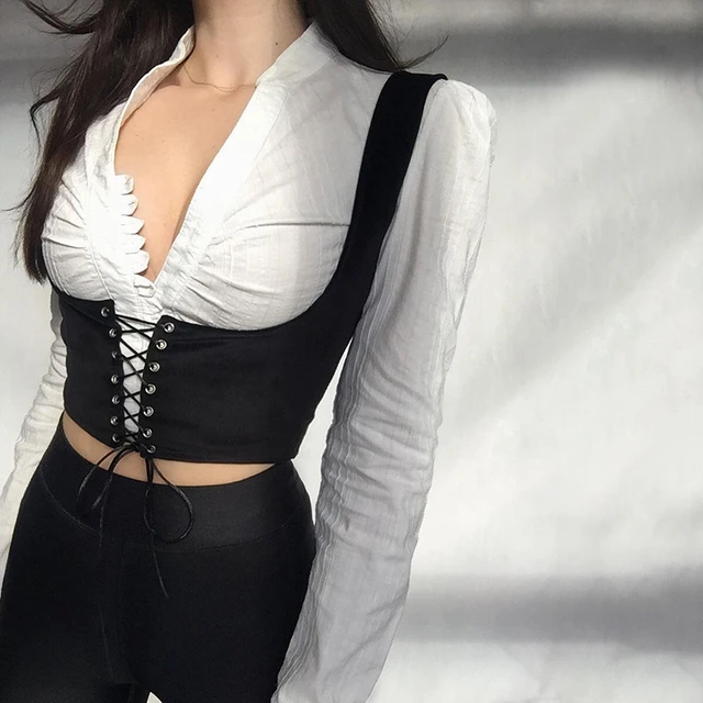 Corset Belt Underbust Fashion, Black Corset Suspenders