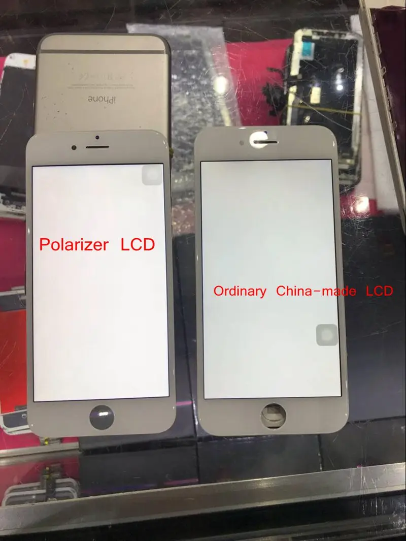 ЖК-дисплей поляризационный для iPhone 6 6S 7 8 Plus запасной с 3D сенсорным дигитайзером в