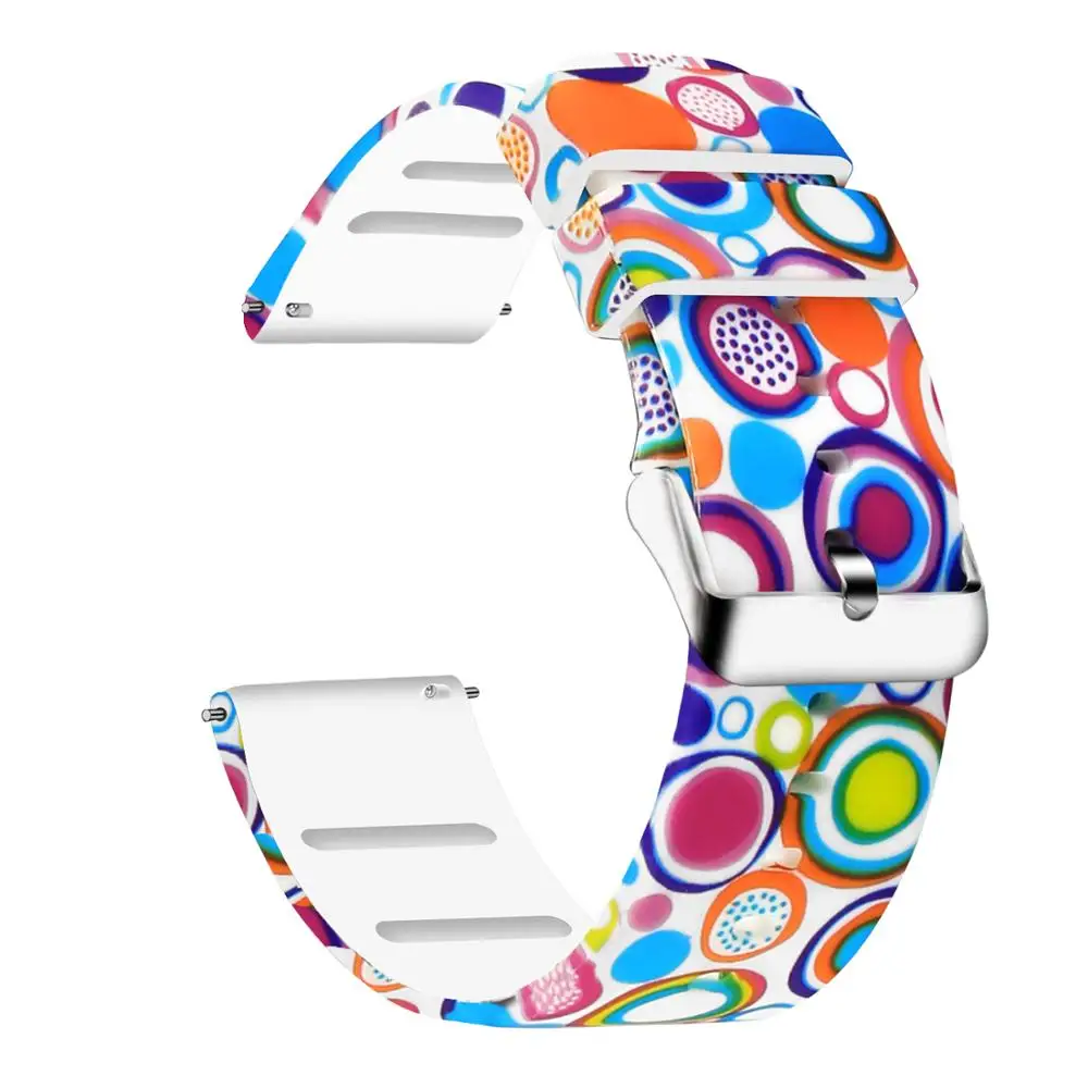 Flower-13 Спортивные ремешки для huawei Watch GT и GT 2 46 мм, huawei Watch 2 Pro, Honor Magic Watch band для huawei WATCH 2 Classic - Цвет: Flower-13
