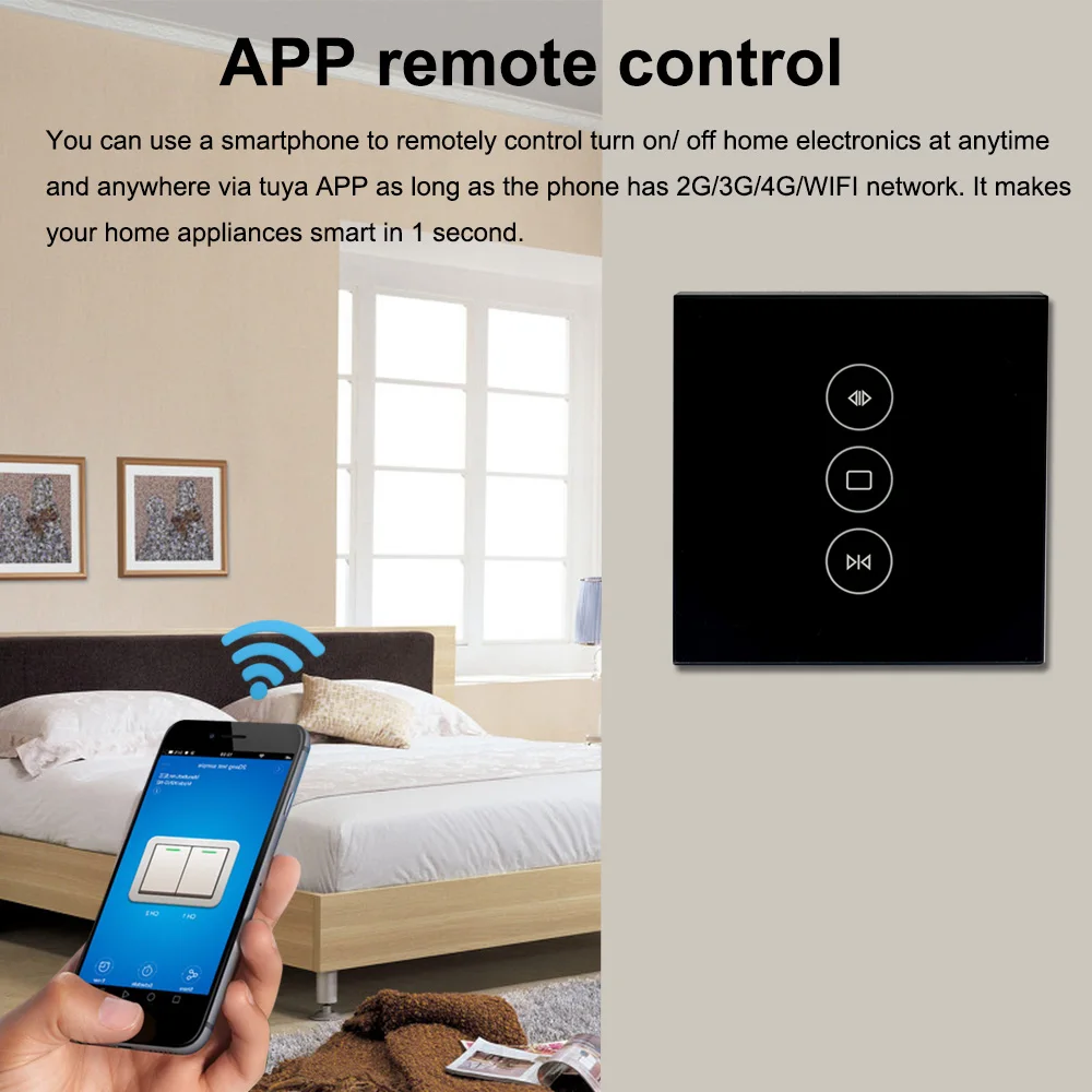 Smart Life Wi-Fi переключатель Smart Switch с пультом дистанционного управления Сенсорная панель управления голосовым управлением синхронизация умный дом для Android iOS