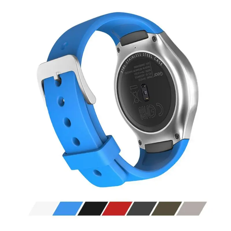 Ремешок для часов для смарт samsung gear S2 Watch Band Стильный силиконовый сменный ремешок спортивные ремешки для часов