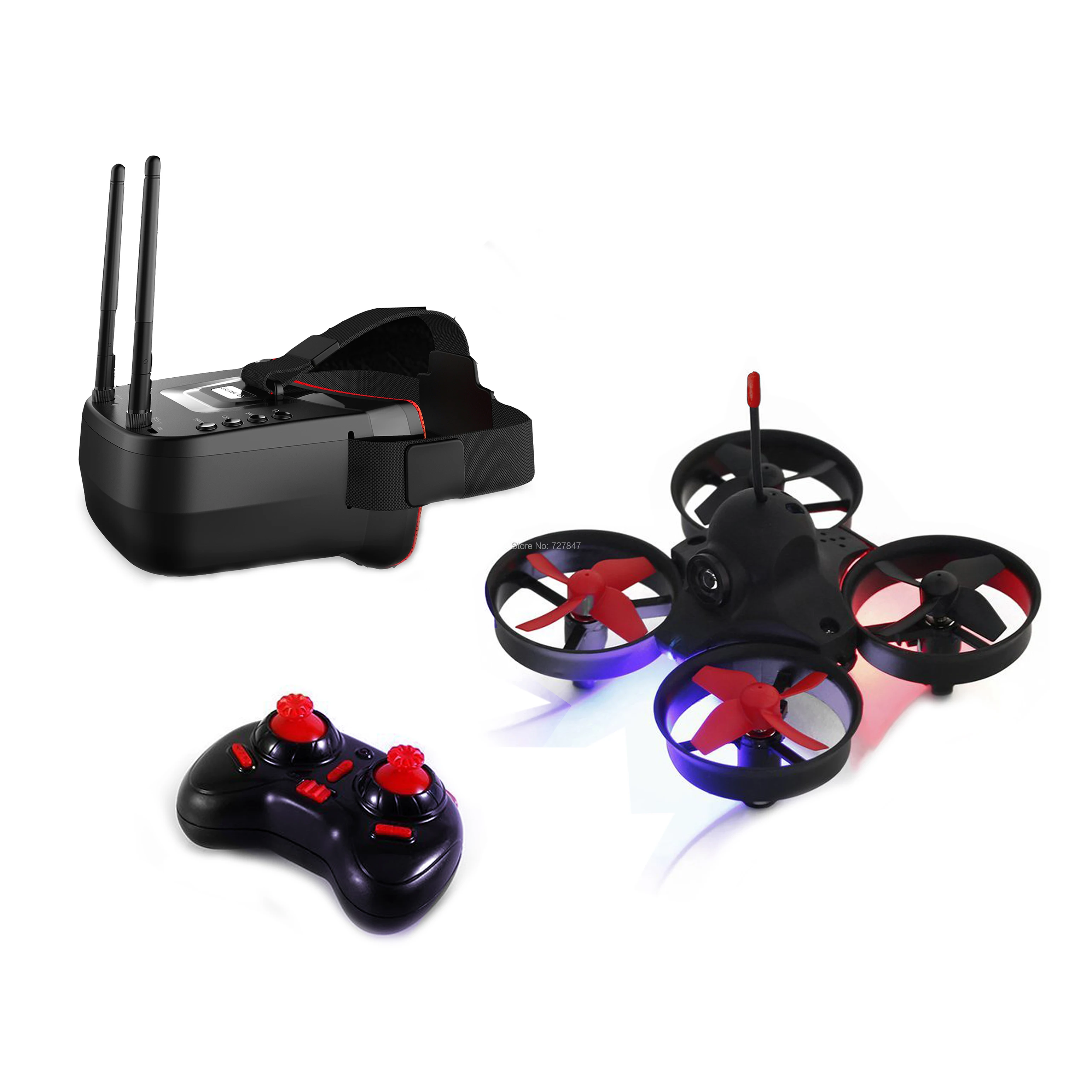 RTF Micro FPV RC Racing Quadcopter игрушки w/5 8G S2 800TVL 40CH камера/3 дюймовые очки для VR гарнитура