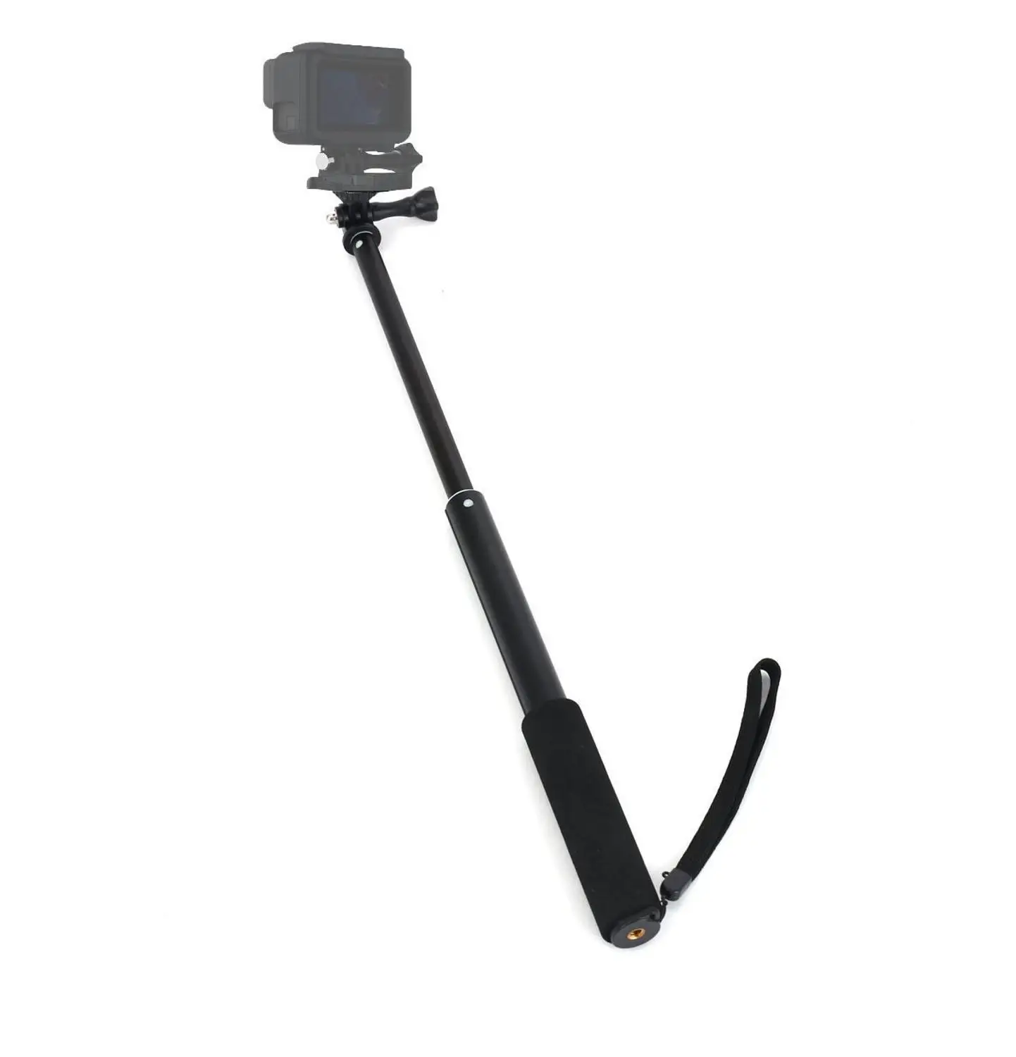 29 дюймовый алюминиевый монопод для GoPro Hero 6 5 7 4 черный серебристый Sjcam Sj7 Yi 4K Экшн