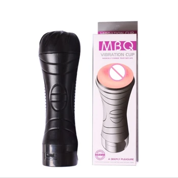 

Sex Toys For Man Sucking Vibrator Masturbation Cup Realistic Vagina Pussy Male Masturbator Vibrating Pocket Pussy Erotic Adults