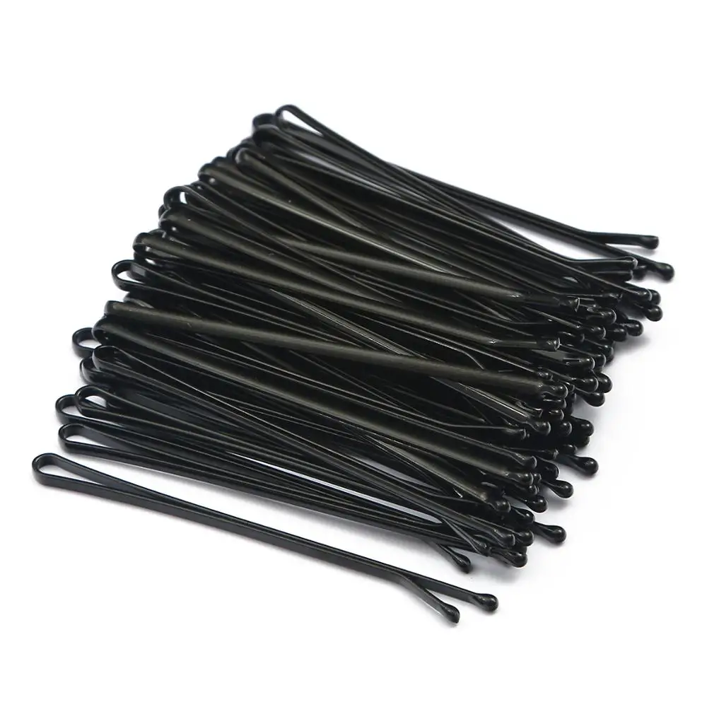 Bobby Pins 10-20Pcs 5-6cm Invisible Black Wavy Grips Hairstyle Hairpins Women Salon Barrette Straight Hair Clips Styling Tool hair clips hair accessories