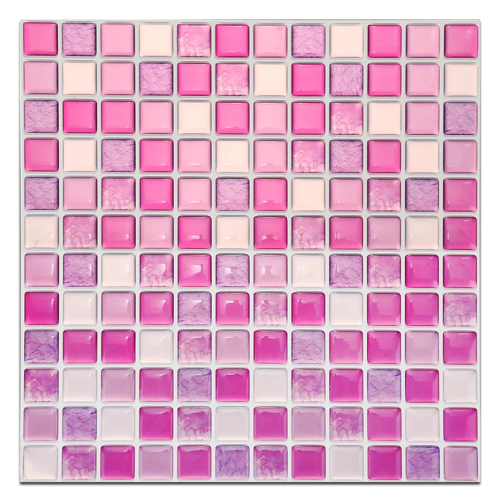 

Self Adhesive 3D Tile Wall Decal Sticker Decor Damp-Proof Waterproof Wall Covering Wallpaper For Kitchen Bathroom DIY Background