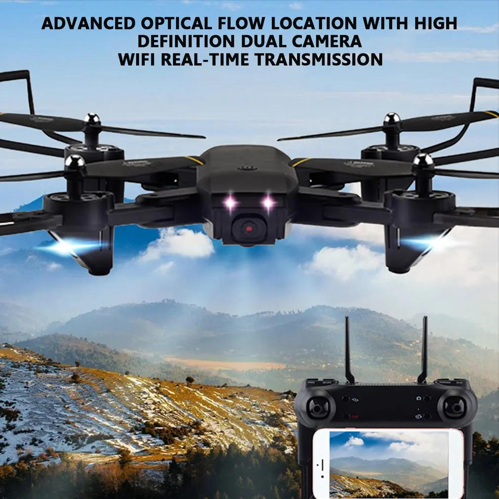 SG700 Радиоуправляемый Дрон WiFi 1080P двойная камера жесты фото Квадрокоптер с длительным сроком службы батарейный поток складной четырехосный автомобиль