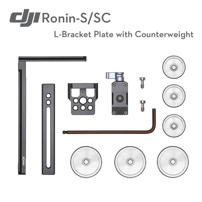 DJI Ronin-S/SC l-кронштейн пластина с противовесом ручной карданный подвес аксессуар для DJI Ronin S/SC