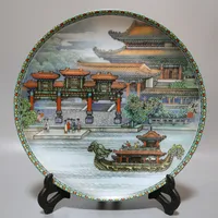 Jingdezhen Porcelain Plate Factory Porcelain Universe Porcelain Factory Decorative Plate Paiyundian Of The Summer Palace 1