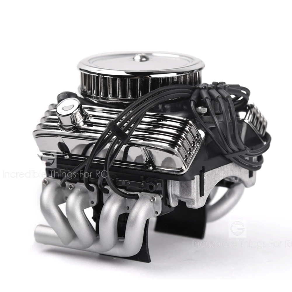 

GRC TRAXXAS TRX4 Axial SCX10 Vintage V8 simulation engine fan radiator F82 motor fan hood motor cooling fan MST 4wd
