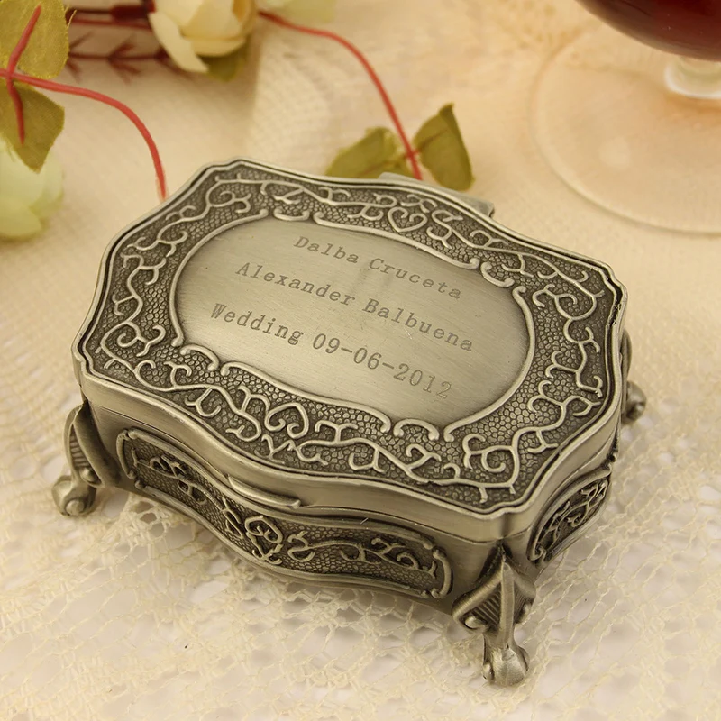

Retro European Jewelry Box Creative Birthday Gift Wedding Princess Jewelry Container Box Home Organize Makeup Storage Box