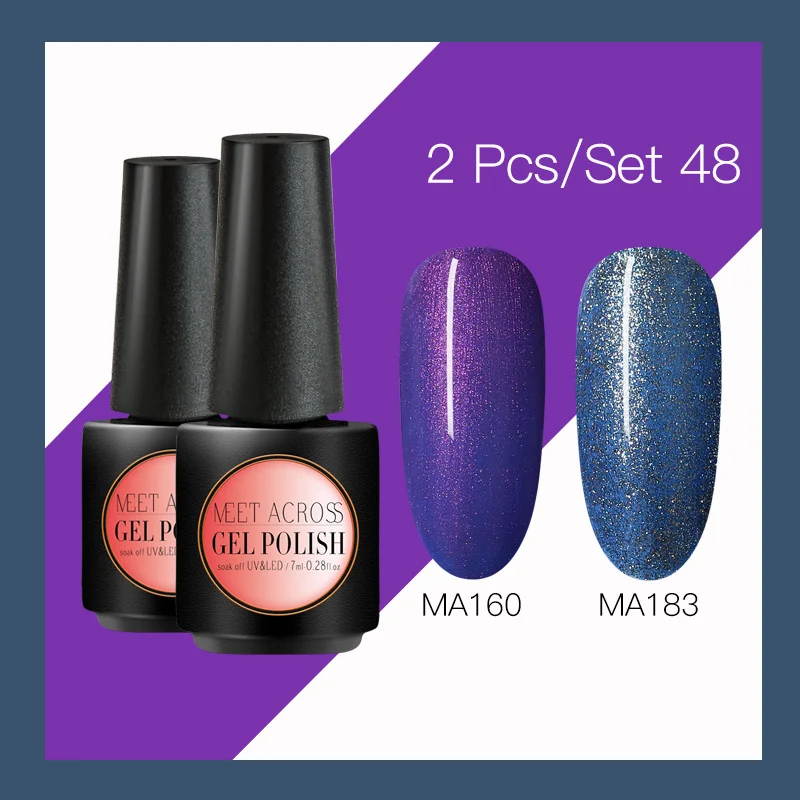 S04649S04672 Набор гель-лаков для маникюра, долговечный, Vernis, верхнее покрытие, УФ светодиодный Гель-лак, впитываемый, для ногтей, художественный Гель-лак для ногтей - Цвет: S04649S04672