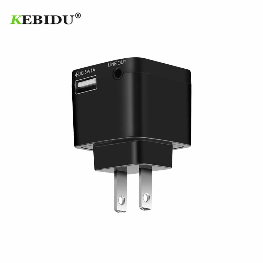 KEBIDU беспроводной Bluetooth приемник адаптер 3,5 мм AUX аудио стерео музыкальный приемник Bluetooth 3,0 аудио адаптер AC 220 В ЕС и США
