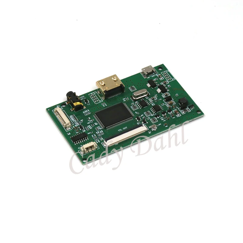 HDMI ЖК-дисплей плата контроллера Модуль для Raspberry Pi 3, 4 ZERO 800x480 AT065TN14 AT070TN92 AT090TN10 50P TTL lcd Панель Дисплей