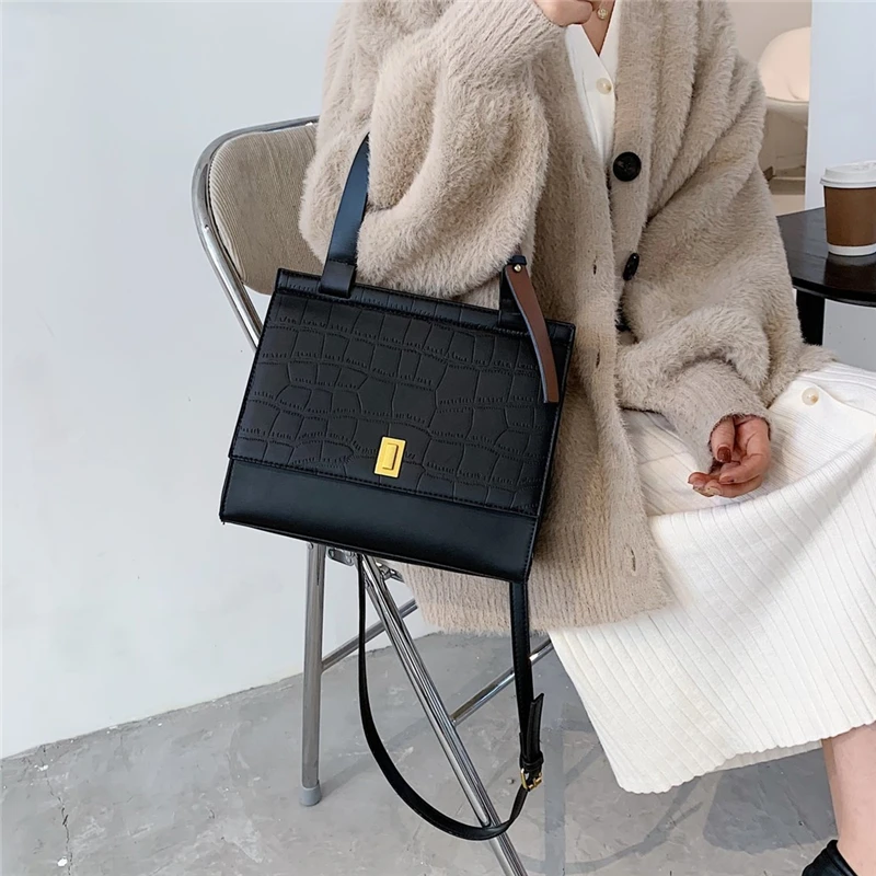 Burminsa винтажные женские сумки через плечо с крокодиловым узором уникальным