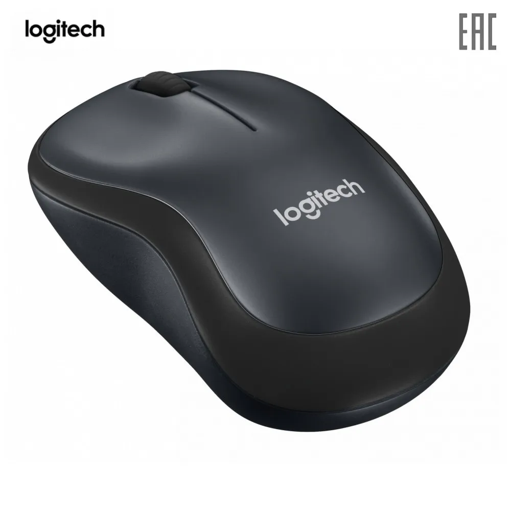 Мышь беспроводная Logitech M220 Silent Charcoal ofl(черная, оптическая, 1000dpi, 2.4 GHz/USB-ресивер, бесшумная