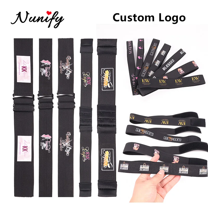 

Nunify Adjuatble Elastic Band For Hold Wigs Non Slip Wig Band Custom Your Own Name Melt Belt Band Edge Slayer Band 20Pcs